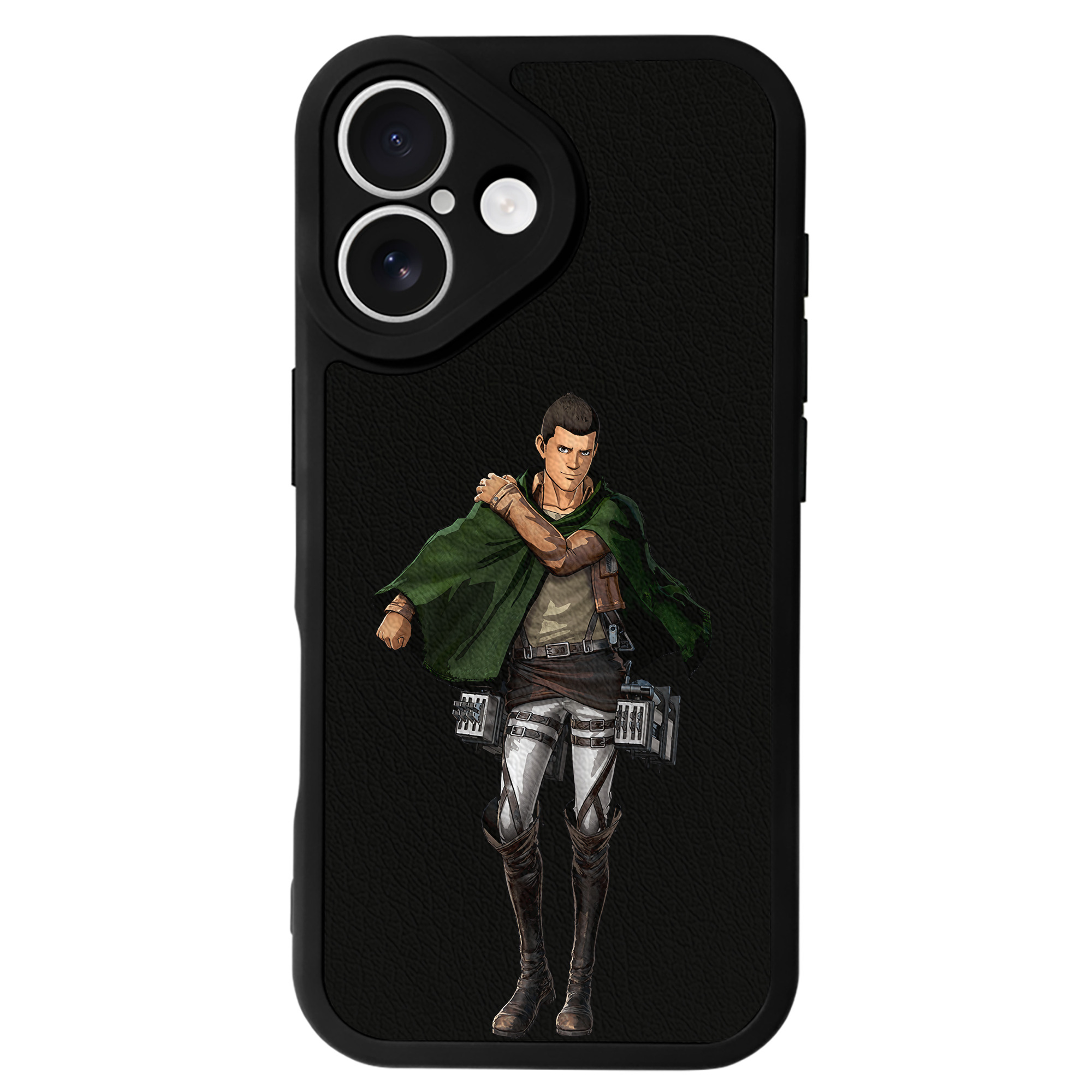 （画像用） 進撃の巨人 Attack on Titan 【iPhone 16シリーズ対応】シリコンスマホケース（レザー調） 材質：シリコン